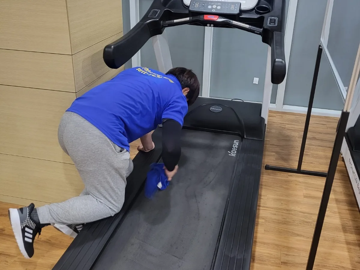 동구 서부동 피트니스 라커 검사실 위생청소 사례 - 행진크린