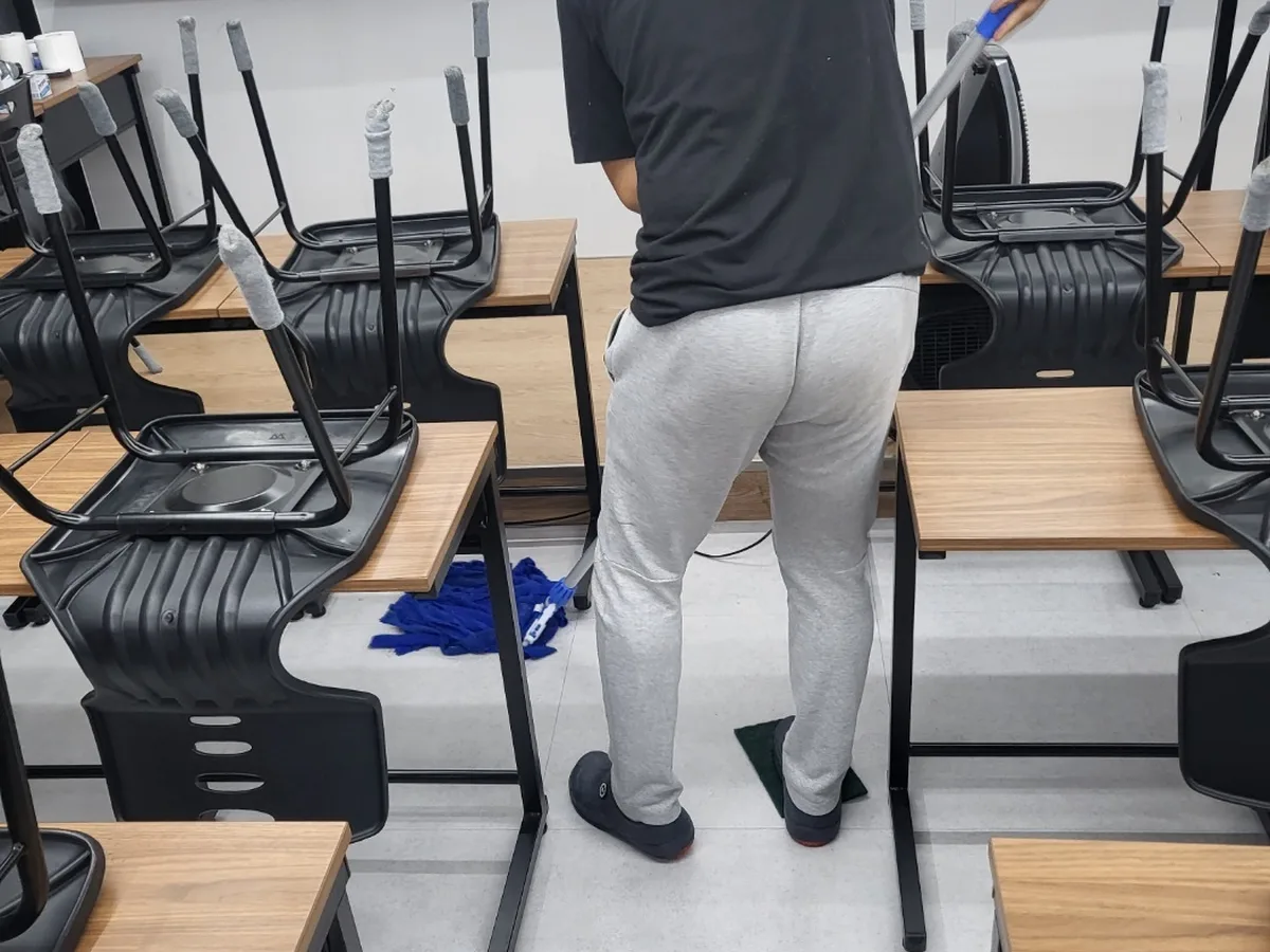 동구 일산동 사업장 로비·응접실 바닥 위생청소 사례 - 행진크린