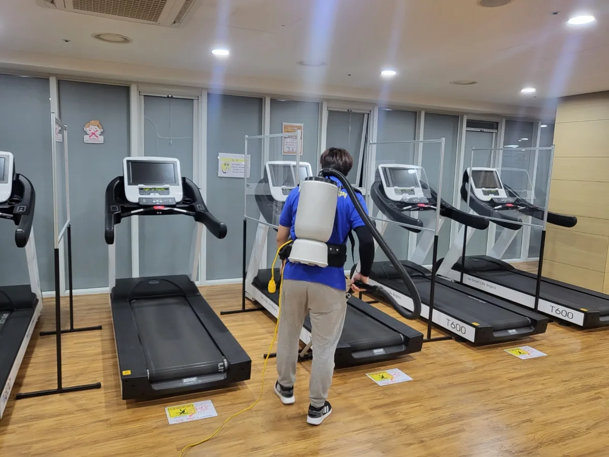 동구 주전동 헬스장 탕비실 직원 휴게공간 위생청소 사례 - 행진크린